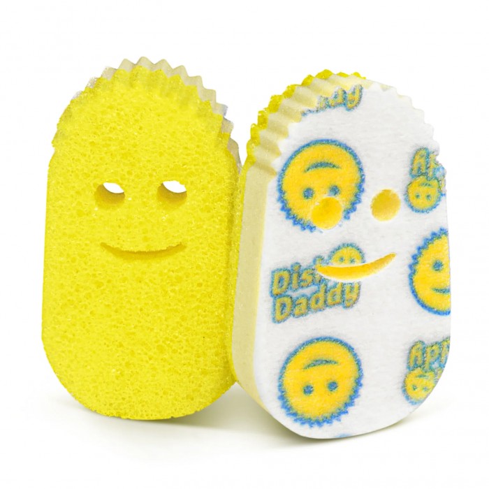 Запасные губки для щеток для мытья посуды Scrub Daddy Dish, 2 шт - 